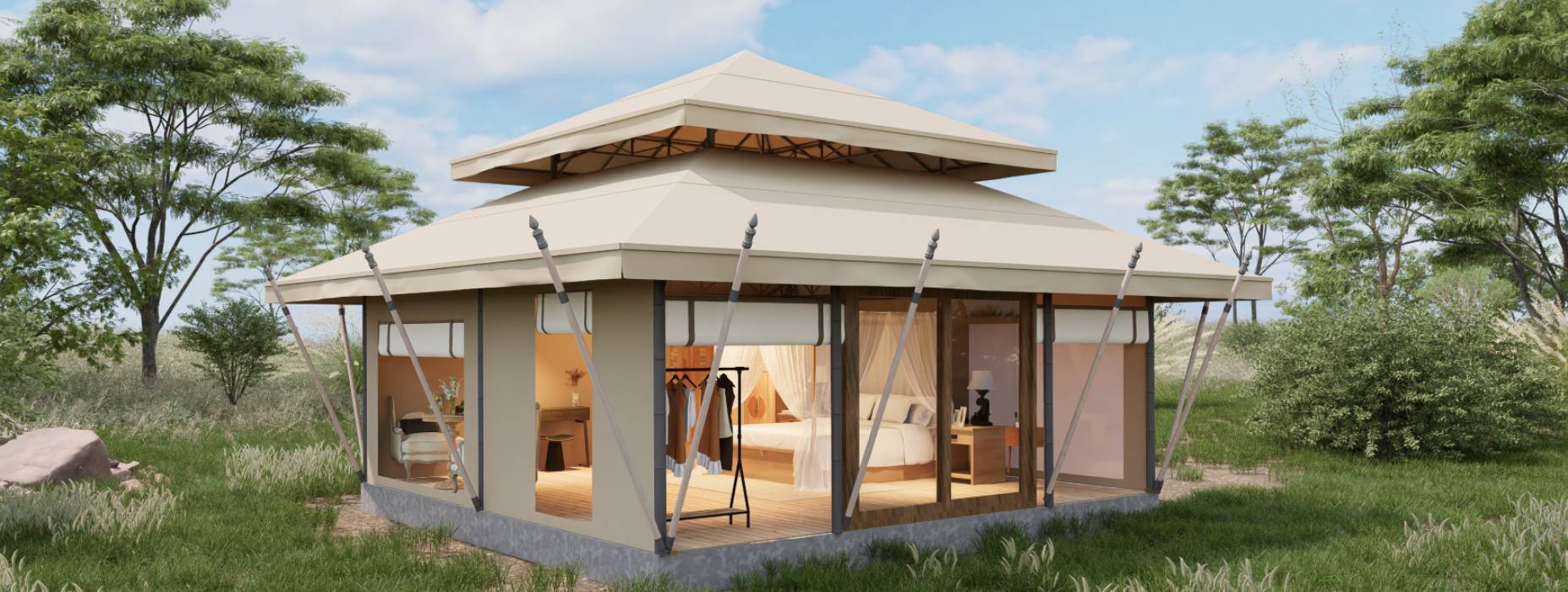 枣强县户外野奢帐篷